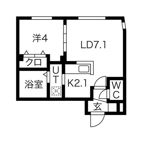 F-HOUSE発寒の物件間取画像